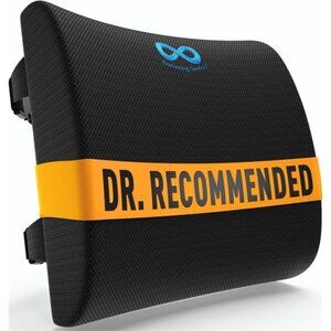 Everlasting Comfort Lumbar Support Pillow for Office Chair - Memory Foam Back